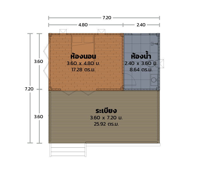 แบบบ้าน Modulux  BA-02