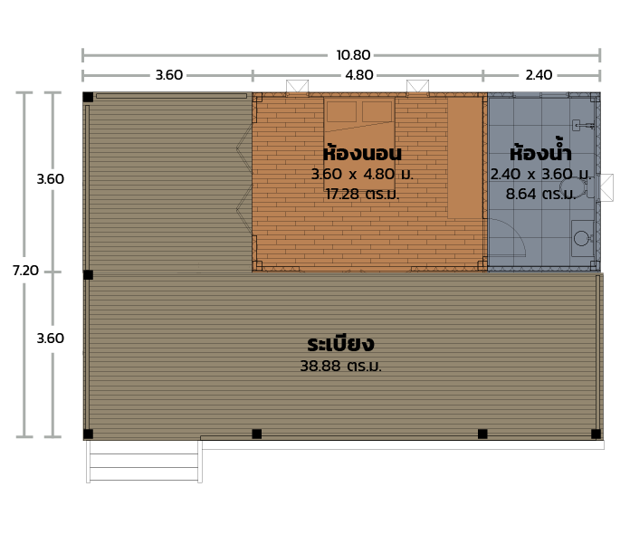 แบบบ้าน Modulux  BA-04