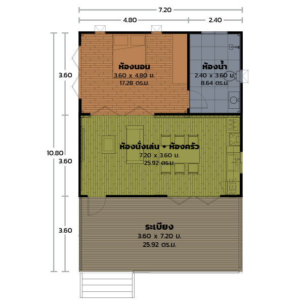 แบบบ้าน Modulux  BA-05