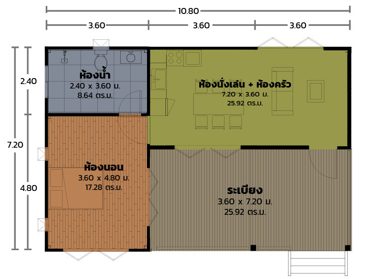 แบบบ้าน Modulux  BA-07