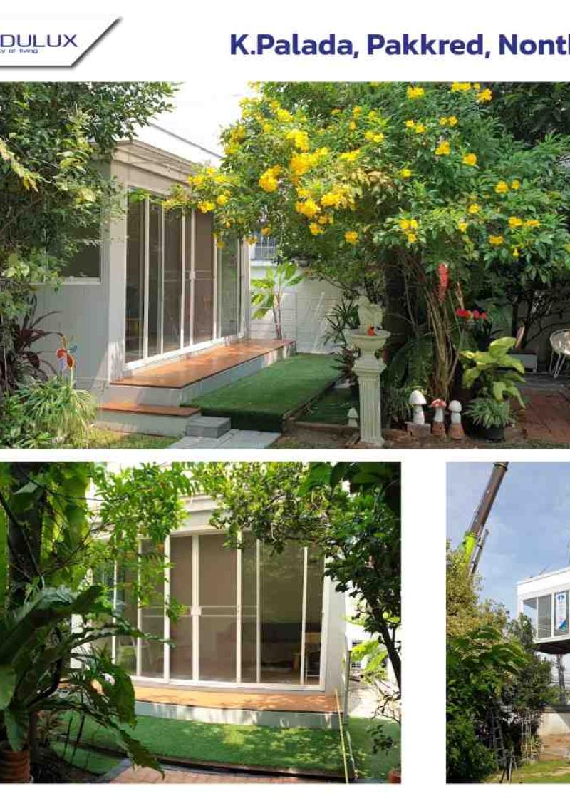 ผลงานต่อเติมห้องอเนกประสงค์